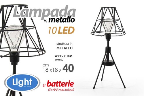 Lampada lumetto led abat - lampada,