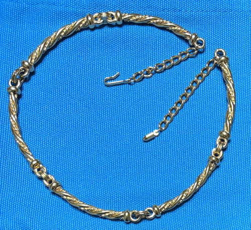 Collana girocollo vintage tono - girocollo,
