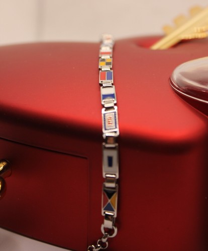 Bracciale argento nautico - argento,