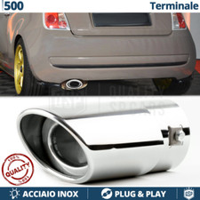 Terminale scarico ovale - 1x,
