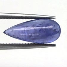 Tanzanite poire cabochon de - tanzanite,
