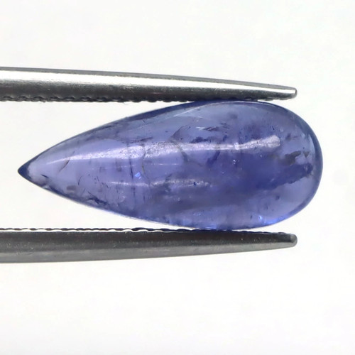 Tanzanite poire cabochon - en,
