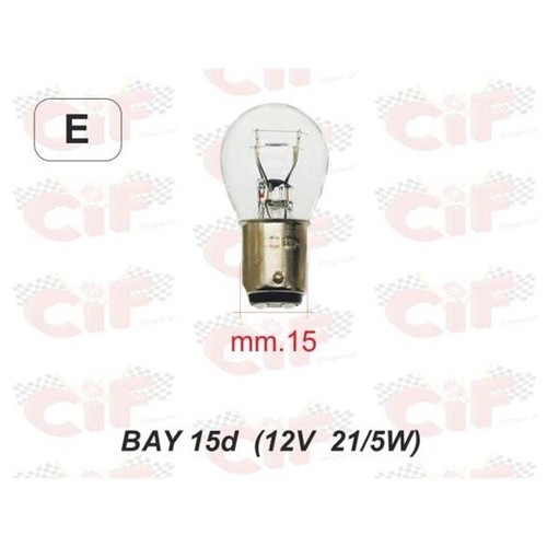 Lampadina bay15d - bay15d, 21/5w)