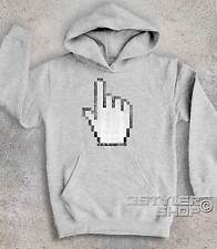 Felpa Bambino strumento PUNTATORE cursore mano dito icona computer