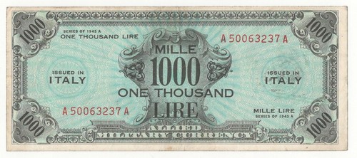1000 lire serie 1943 - am,