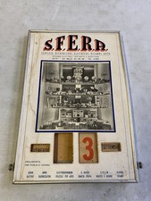 Calendario Perpetuo Pubblicitario Sfera Ricambi Auto Bertazzoni Milano Epoca