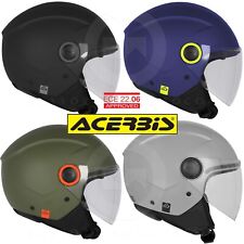 CASCO JET MOTO SCOOTER NUOVO ACERBIS BREZZA CON VISIERA - OMOLOGATO ECE 22.06