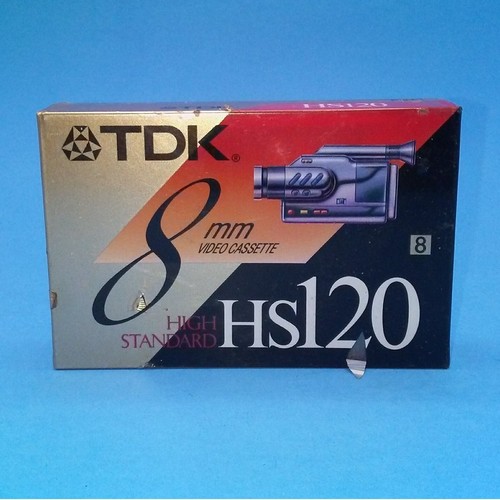 Videocassetta tdk hs120 8mm - tdk,