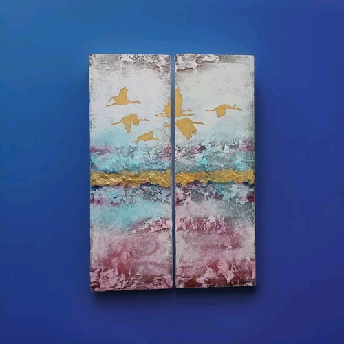 Quadro arte moderna materico