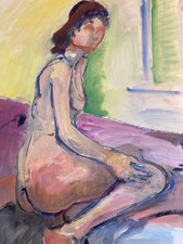 Bellissimo Pittura Guazzo Arte