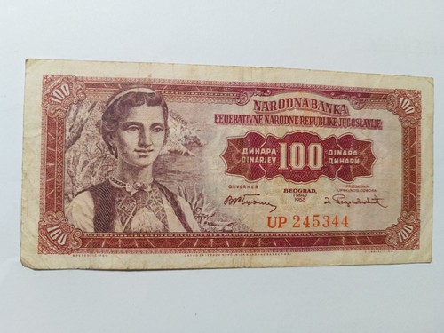 Banconota jugoslavia del 1955 - jugoslavia,