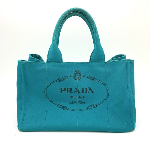 Borsa tote prada kanapa blu - tote,