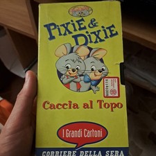 PIXIE & DIXIE CACCIA AL TOPO - VHS I GRANDI CARTONI CORRIERE DELLA SERA *RARA*