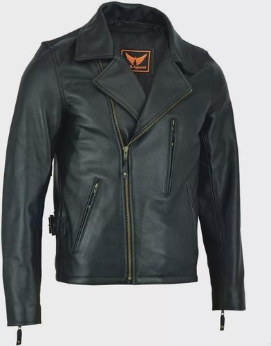 Giacca moto uomo nera elegante - giacca,