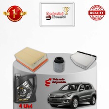 KIT TAGLIANDO 3 FILTRI E OLIO VW TIGUAN 1.4 TSI 118KW 160CV DAL 2011 ->