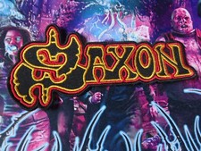 Saxon Embroidered Shape Patch Gestickt NWOBHM Satan