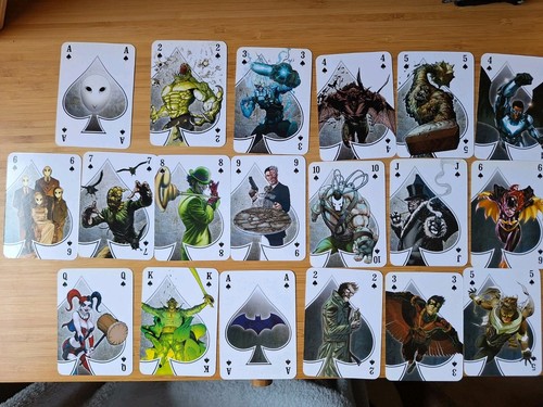 Batman card poker villains