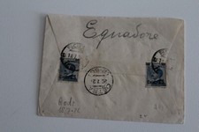 1924 lettera RODI (EGEO) a ITALIA+c.15x2 SOVRASTAMPA su c.60 Mochetti-PP499