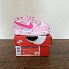 Nike Dunk Low Triple Pink taglia 5C DH9761-600 bambino bambina nuove di zecca