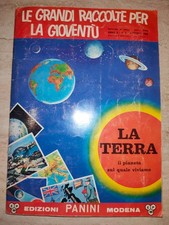 ALBUM FIGURINE LA TERRA il pianeta sul quale viviamo ed. Panini 1966