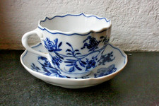 Tazza porcellana bianca e blu