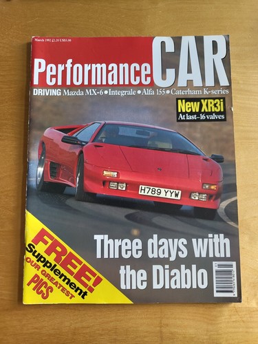 Performance car march 1992 - performance,