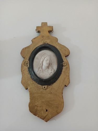 Medaglione devozionale antico - medaglione,