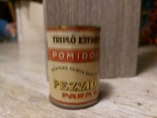 scatola e latta triplo estratto pomodoro Pezziol Parma pomodoro Anni 30 Gr 155