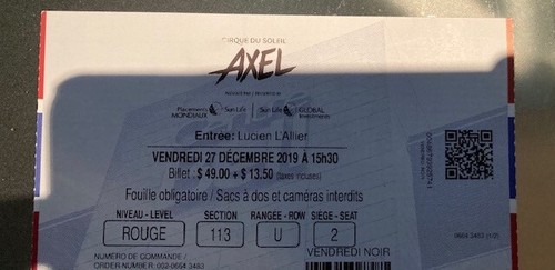 Biglietto completo 2019 - , axel
