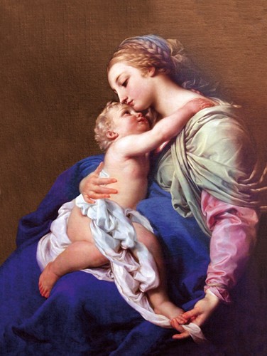 Religious icon mother god - icon,