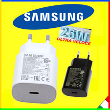 CARICABATTERIA CARICATORE ORIGINALE SAMSUNG EP-TA800 ULTRA RAPIDO PD 25W USB-C
