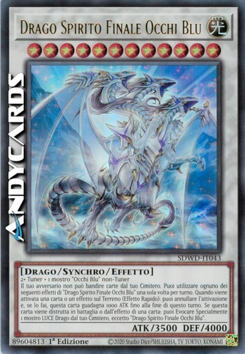 Drago spirito finale occhi - drago, blu