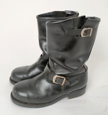 Stivali Biker neri MUSTANG BOOTS Walker n.39,5 Icon rocker M.Brando Wild One-76L