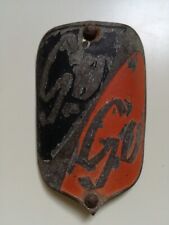 ANTICO FREGIO STEMMA IN METALLO RICAMBIO ORIGINALE PER BICICLETTE D'EPOCA