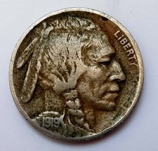 Stati Uniti: nichel di bufalo e testa di indiano 5 centesimi 1919 Philadelphia fine raro