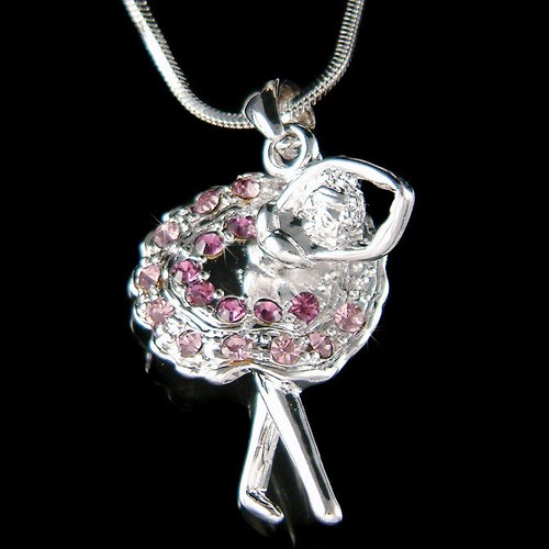 Viola ballerina swarovski - viola,