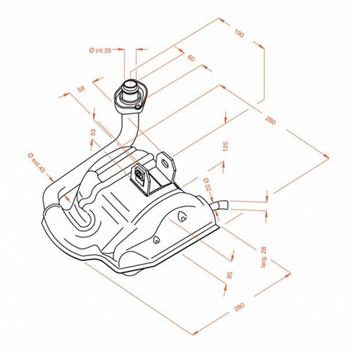 Marmitta sitoplus piaggio - marmitta,