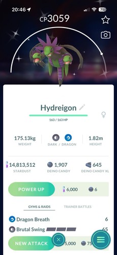 Shiny hydreigon spm brutal - shiny, ✨
