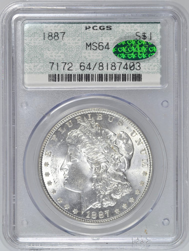1887 morgan dollaro argento - 1887,