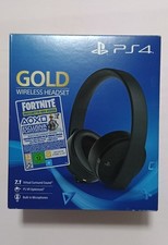 Gold Wireless Cuffie Gaming Headset PS4 Bluetooth Sony PlayStation - Originali
