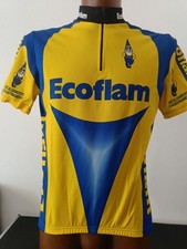 maglia ciclismo CYCLING BIKE originale vintage team ECOFLAM RISCALDAMENTI tg L