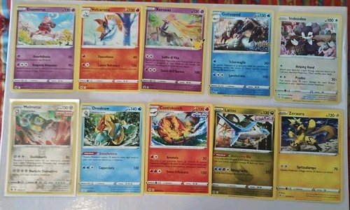 Lotto carte pokémon - lotto, di