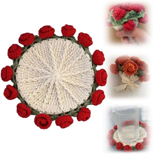 Sottobicchiere coperta fiori
