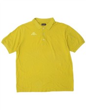 Polo uomo KAPPA grande gialla