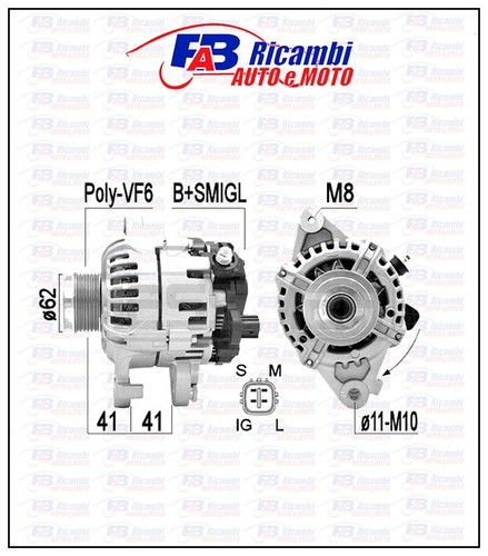 Alternatore toyota yaris - alternatore,