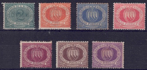 San marino 1877 - san, cifra