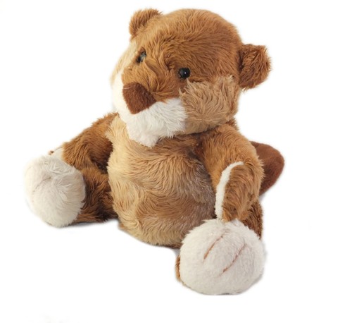 Peluche doudou castor marron - peluche,
