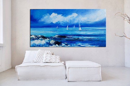 Grande quadro cielo azzurro - grande,