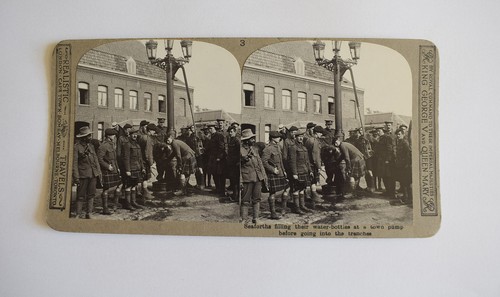 Ww1 stereoview no3 seaforth - ww1,