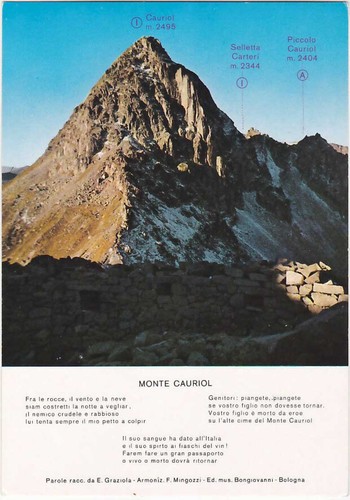 Monte cauriol lagorai - cauriol,